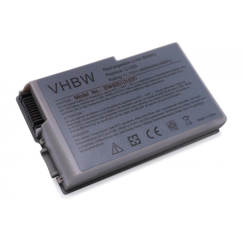 Vhbw - vhbw batterie remplace Dell 310-4482, 310-5195, 312-0068, 312-0191, 312-0309, 1X793, 0X217 pour laptop (4400mAh, 11,1V, Li-Ion, argent) Vhbw  - Accessoires et consommables