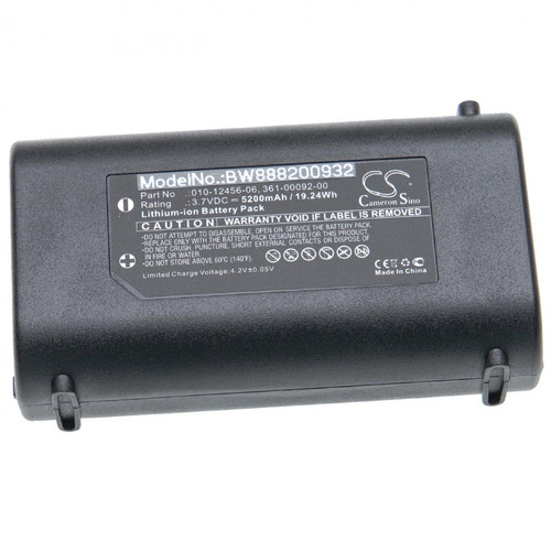 Vhbw - vhbw batterie remplace Garmin 010-12456-06, 361-00092-00 pour Traceur GPS (5200mAh, 3.7V, Li-Ion) Vhbw  - Accessoires sport connecté