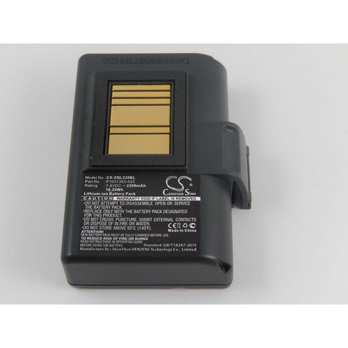 Vhbw - vhbw batterie remplace Zebra P1031365-025, P1031365-059 pour imprimante photocopieur scanner imprimante à étiquette (2200mAh, 7,4V, Li-Ion) - Imprimante Jet d'encre Pack reprise