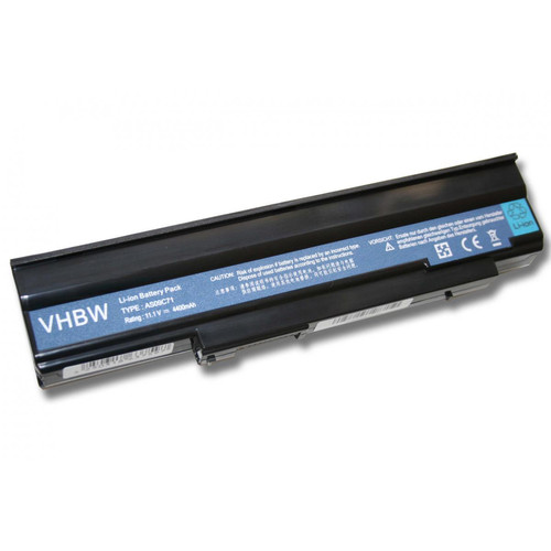 Vhbw - vhbw Batterie remplacement pour Acer BT.00607.072, BT.00607.073 pour laptop (4400mAh, 11,1V, Li-ion) Vhbw  - Batterie PC Portable