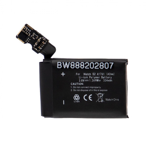 Vhbw - vhbw Batterie remplacement pour Apple A1761 pour smartwatch montre connectée bracelet fitness (334mAh, 3,8V, Li-polymère) Vhbw  - Montre et bracelet connectés