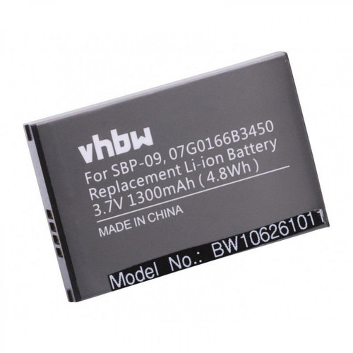 Vhbw - vhbw Batterie remplacement pour Asus 07G0166B3450, SBP-09 pour smartphone tablette Notepad PDA assistant personnel (1300mAh, 3,7V, Li-ion) Vhbw  - Assistant personnel