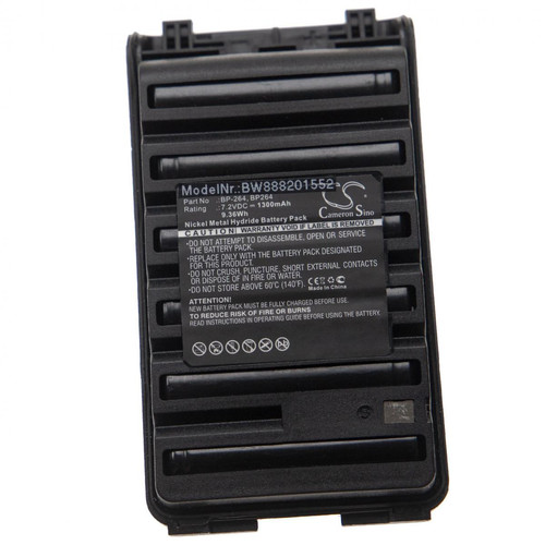 Vhbw - vhbw batterie remplacement pour Icom BP-264, BP264 pour radio talkie-walkie (1300mAh 7,2V NiMH) Vhbw  - Autres accessoires smartphone Vhbw