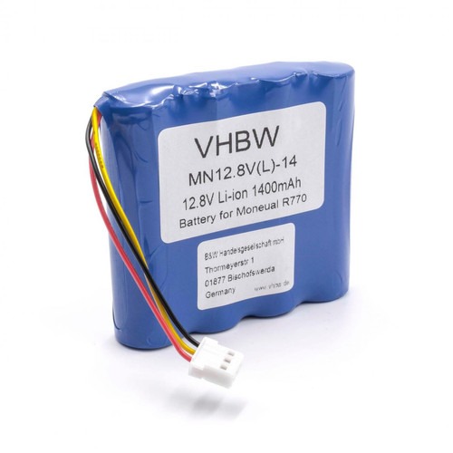 Vhbw - vhbw Batterie remplacement pour Moneual 12J003633 pour robot électroménager (1400mAh, 12,8V, Li-Ion / LiFePO4) Vhbw  - Cordons d'alimentation