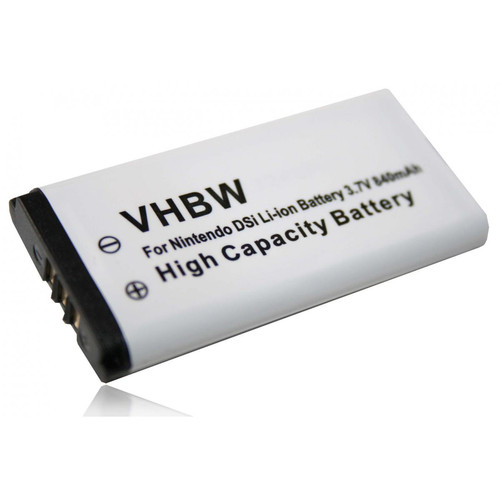 Vhbw - vhbw batterie remplacement pour Nintendo BOAMK01, C/TWL-A-BP, TWL-001, TWL-003 pour console de jeux (840mAh, 3,7V, Li-ion) Vhbw  - PS2