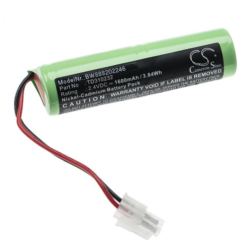 Vhbw - vhbw Batterie remplacement pour Schneider TD310232 pour éclairage d'issue de secours (1600mAh, 2,4V, NiCd) Vhbw  - Santé et bien être connectée