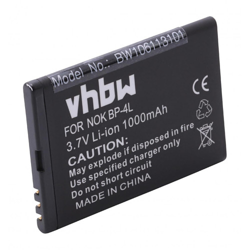 Vhbw - vhbw Batterie remplacement pour Sonocaddie HE9701N pour smartphone (1000mAh, 3,7V, Li-ion) Vhbw  - Accessoires et consommables