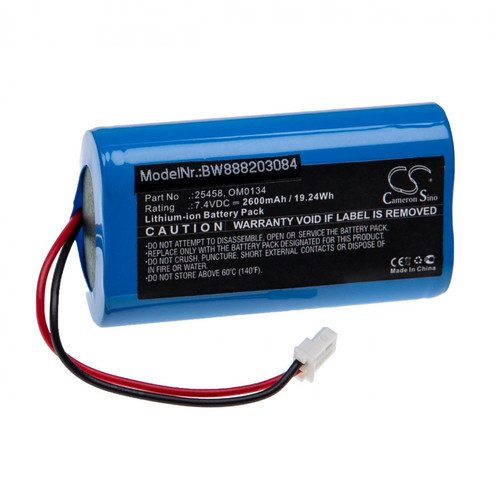 Vhbw - vhbw Batterie remplacement pour SurgiTel 25458, OM0134 pour appareil médical (2600mAh, 7,4V, Li-ion) Vhbw  - Piles