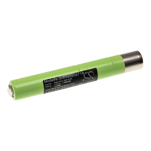 Vhbw - vhbw Batterie remplacement pour Testo 0563 0300, 0563 0310, 0563 0345 pour outil de mesure (1800mAh, 2,4V, NiMH) Vhbw  - Piles