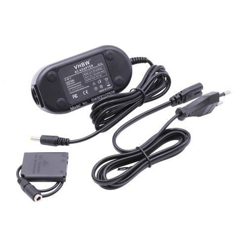 Vhbw - vhbw Bloc d'alimentation, chargeur adaptateur compatible avec Olympus FE-360, FE-4000, FE-4010, FE-4030 appareil photo - Câble 2m, coupleur DC Vhbw  - Piles et Chargeur Photo et Vidéo