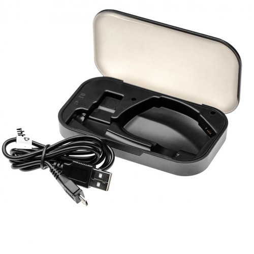 Vhbw - vhbw Boîtier de charge compatible avec Plantronics Voyager Legend UC casque audio, oreillette, headset - Inclus câble USB, noir Vhbw  - Cable hifi