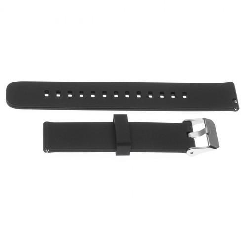 Vhbw - vhbw bracelet L compatible avec LG Watch Sport montre connectée - 12.2cm + 8.5cm silicone noir Vhbw  - Montre connectee lg