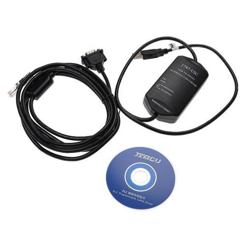 Vhbw - vhbw Câble adaptateur série RS-232 compatible avec ABSLC5/01/02/03/05 appareils radio - Câble avec pilotes (CD), 300 cm, noir Vhbw  - Accessoires et consommables