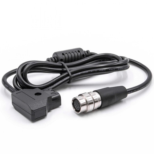 Vhbw - vhbw Câble D-Tap compatible avec Hirose 12 broches, Panasonic AF100, GH1, GH2, GH3, GH4 appareil photo, objectif - 1 m, noir Vhbw  - Panasonic gh3