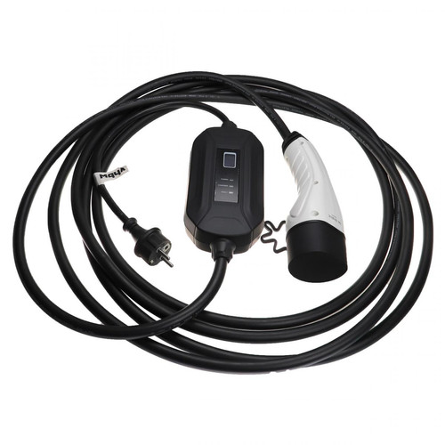 Vhbw - vhbw Câble de recharge type 2 vers prise Schuko compatible avec Volkswagen Arteon PHEV voiture électrique - 1 phase, 16 A, 3,5 kW, 7 m Vhbw  - Câble antenne