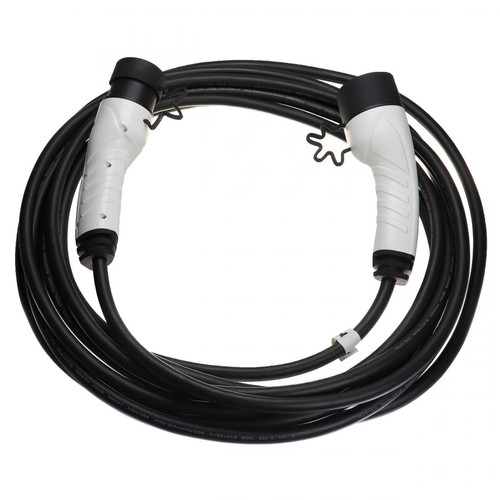 Vhbw - vhbw Câble de recharge type 2 vers type 2 compatible avec Mercedes-Benz E300de, E300e, EQA voiture électrique - 1 phase, 16 A, 3,5 kW, 10 m Vhbw  - Câble et Connectique