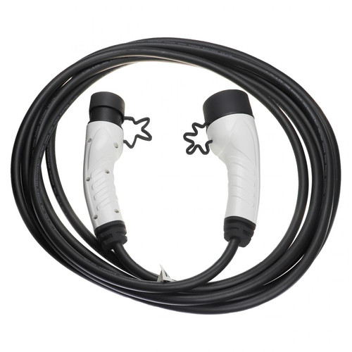 Vhbw - vhbw Câble de recharge type 2 vers type 2 compatible avec Mitsubishi Eclipse Plug In Hybrid voiture électrique - 1 phase, 16 A, 3,5 kW, 7 m Vhbw  - Câble et Connectique