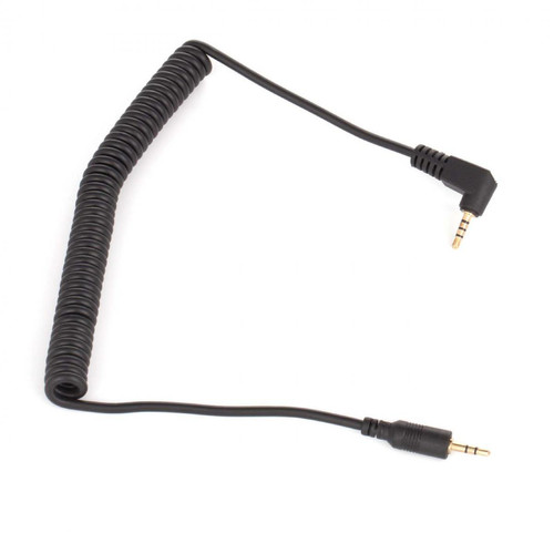 Vhbw - vhbw Câble flash photo compatible avec Panasonic DMC-FZ150, DMC-FZ20, DMC-FZ200, DMC-FZ2000 DSLR - 110cm, en spiralé Vhbw  - Câble et Connectique