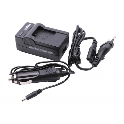 Vhbw - vhbw Chargeur compatible avec Midland H3, H5 caméra, action-cam - Chargeur + câble allume-cigare, témoin de charge Vhbw  - Accessoire Photo et Vidéo