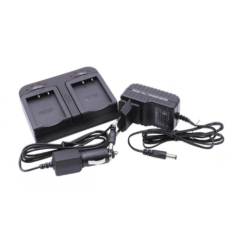 Vhbw - vhbw Chargeur de batterie double compatible avec Ricoh DB-90 caméra, DSLR, action-cam - Accessoire Photo et Vidéo