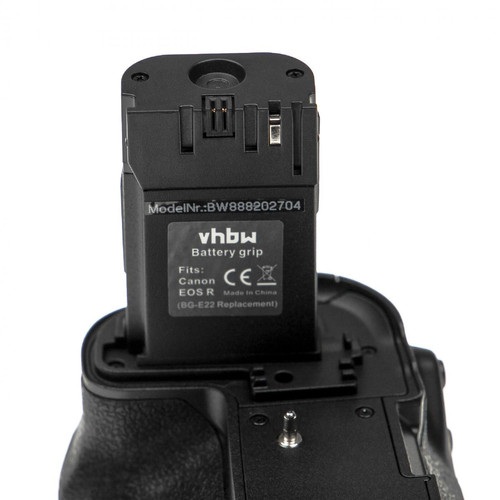 Vhbw vhbw Grip batterie, poignée d'alimentation compatible avec Canon EOS R, Ra appareil photo