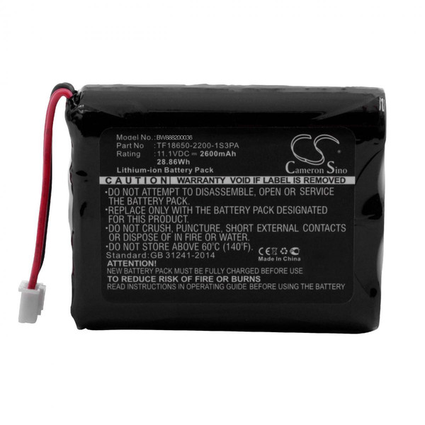 Batteries électroniques Vhbw vhbw Li-Ion batterie 2600mAh (11.1V) pour haut-parleurs enceintes Marshall Stockwell