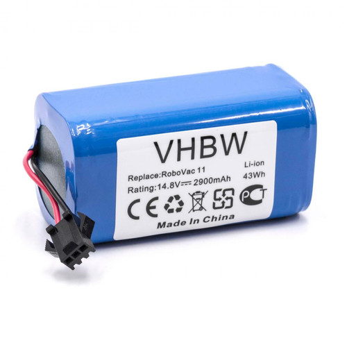 Vhbw - vhbw Li-Ion batterie 2900mAh (14.8V) pour robot aspirateur Home Cleaner robots domestiques Eufy Robovac 11, 11S Vhbw  - Accessoires Aspirateurs