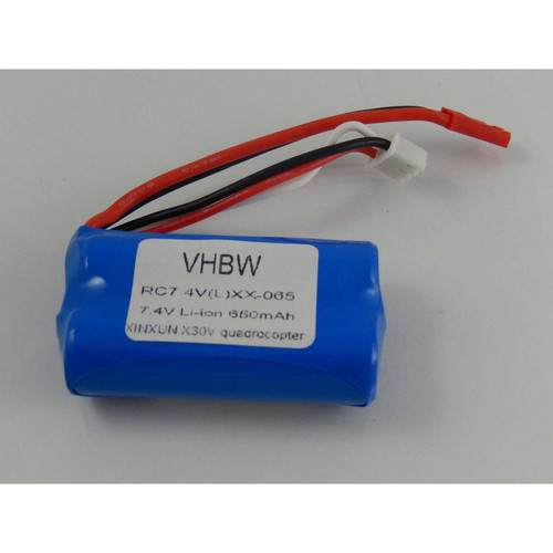 Vhbw - vhbw Li-Ion batterie 650mAh (7.4V) pour drone, multicopter, quadricoptère Revell Control 23978 Sky Spider comme 43965. Vhbw  - Revell control