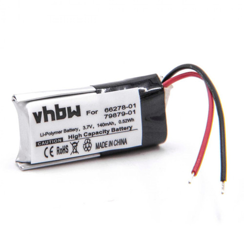 Vhbw - vhbw Li-Polymère batterie 140mAh (3.7V) pour casque écouteurs casque micro sans fil comme Plantronics 66278-01, 79879-01 - Percussions