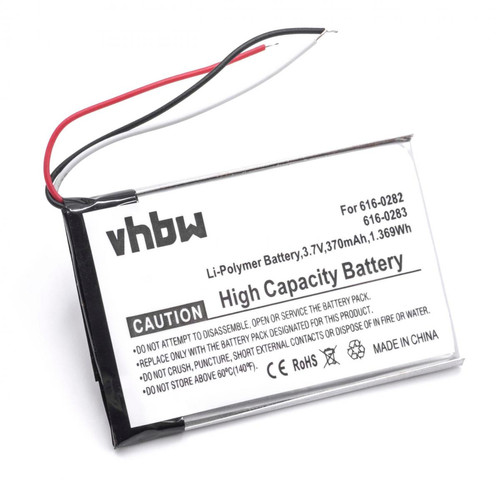 Vhbw - vhbw Li-Polymère batterie 400mAh (3.7V) pour lecteur MP3 baladeur MP3 Player Apple IPod Nano MA107LL/A, MA477LL/A Vhbw  - Câble antenne