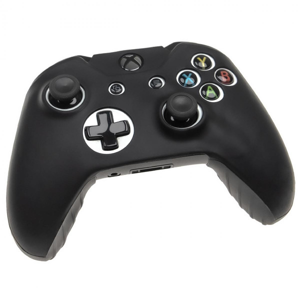 Accessoires PS2 Vhbw vhbw Manchon housse compatible avec Microsoft Xbox One Controller console de jeu, manette - silicone, noir