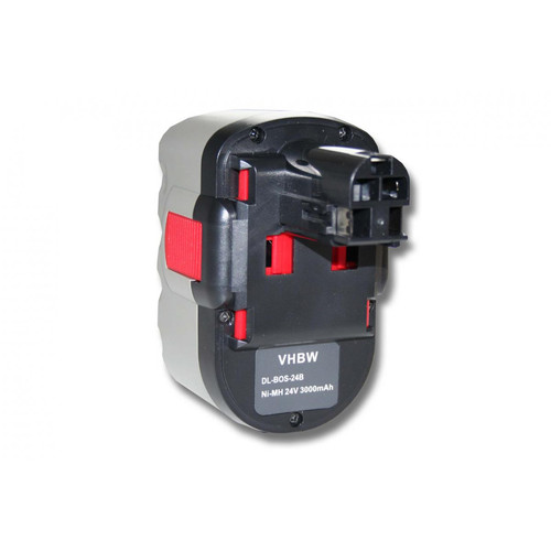 Vhbw - vhbw NiMH batterie 3000mAh (24V) pour outil électrique outil Powertools Tools comme Bosch 2607335448, 2607335509, 2607335510, 2607335537, 2607335538 Vhbw  - Outillage électroportatif