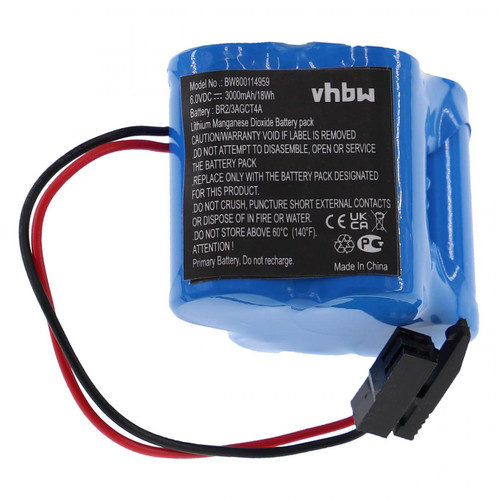 Vhbw - vhbw Pile compatible avec Allen Bradley 1766-L32xxx, BA 1764-LxP, MicroLogix 1400 système de contrôle (3000mAh, 6V, Li-MnO2) Vhbw  - Alimentation 6v