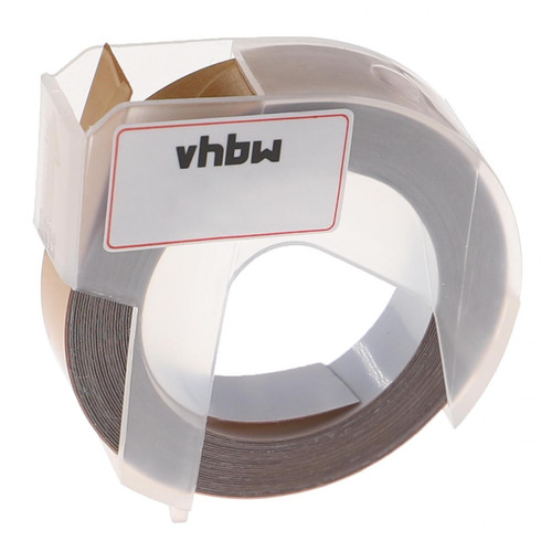 Vhbw - vhbw Ruban de marquage 3D compatible avec Dymo 1535, 1540, 1550, 1570, 1575, 1745, 1755 imprimante d'étiquettes 9mm Blanc sur Or Vhbw  - Cartouche, Toner et Papier