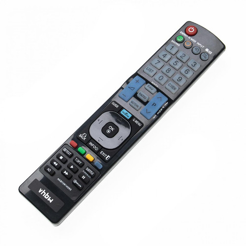 Vhbw - vhbw Télécommande multifonction compatible avec LG 50PW450T-ZA, 50PW450-ZA, 50PW451A-ZD Home cinéma télévision Blu-Ray Hi-Fi Vhbw  - TV, Home Cinéma