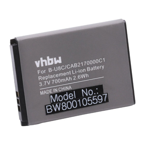 Vhbw - vhbw batterie compatible avec Alcatel One Touch OT-255, OT-300, OT-305, OT-355, OT-380, OT-383 smartphone (700mAh, 3,7V, Li-Ion) Vhbw  - Accessoire Smartphone