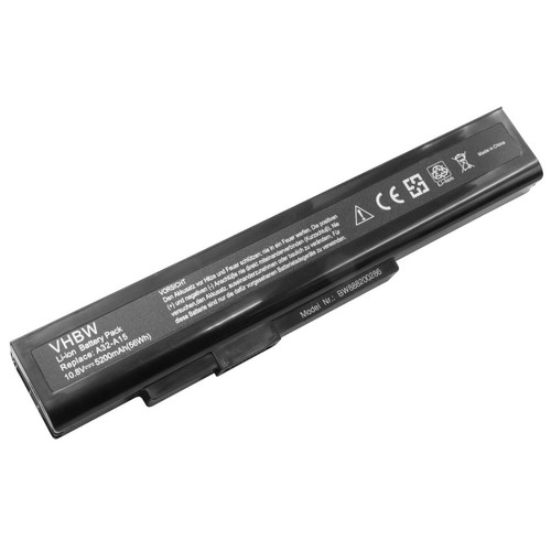 Vhbw - vhbw batterie compatible avec Medion Akoya E6234, E7201, E7220, E7221, E7222, P6634, P6816 laptop (5200mAh, 10,8V, Li-Ion, noir) Vhbw  - Batterie PC Portable