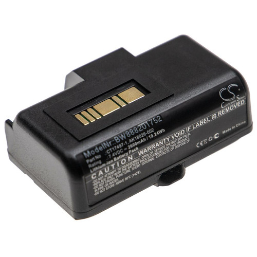 Vhbw - vhbw batterie remplace Zebra AK18026-002, CT17497-1 pour imprimante photocopieur scanner imprimante à étiquette (2600mAh, 7,4V, Li-Ion) Vhbw  - Imprimante photocopieur
