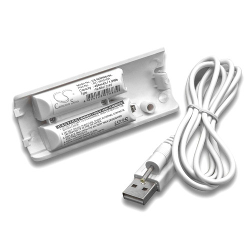 Vhbw - vhbw batterie remplacement pour Nintendo NC-WR01BA pour manette de jeu contrôleur (400mAh, 2,4V, NiMH) Vhbw - Accessoires PS2