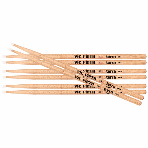 Vic Firth - Pack 4 paires 5BTN Terra Vic Firth Vic Firth  - Baguettes, battes