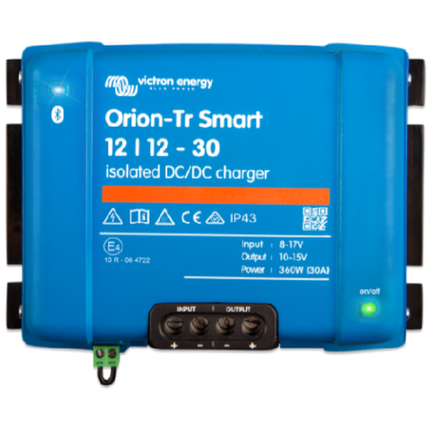 Victron - Orion-Tr Smart 12/12-30A (360W) avec isolation galvanique Victron  - Convertisseur de tension Victron