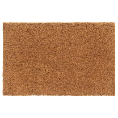 Vidaxl - vidaXL Tapis de porte naturel 65x100 cm fibre de coco touffeté Vidaxl - Décoration Brun