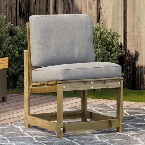 Vidaxl - vidaXL Chaise de jardin 50,5x55x77 cm bois de pin imprégné Vidaxl - Salon de jardin en bois Mobilier de jardin