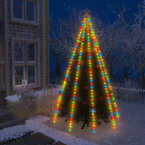 Vidaxl - vidaXL Guirlande lumineuse d'arbre de Noël 400 LED colorées 400 cm Vidaxl - Guirlande led multicolore