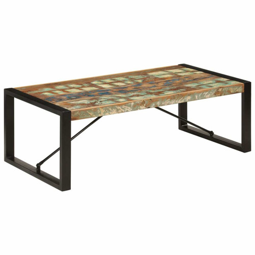 Vidaxl - vidaXL Table basse 120x60x40 cm Bois de récupération solide Vidaxl  - Tables à manger En bois