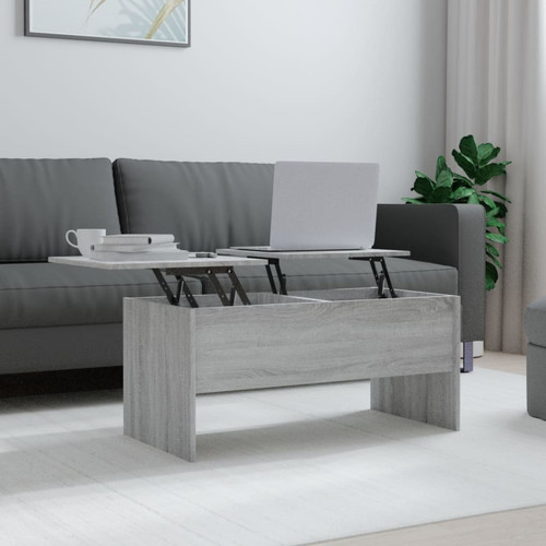 Vidaxl - vidaXL Table basse Sonoma gris 102x50,5x46,5 cm Bois d'ingénierie Vidaxl  - Meubles de salon Salon, salle à manger