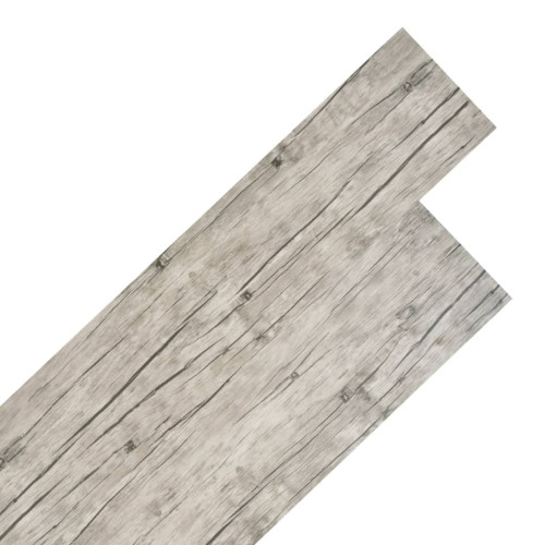 Vidaxl - vidaXL Planches de plancher PVC Non auto-adhésif 5,26 m² Chêne délavé Vidaxl  - Sol PVC