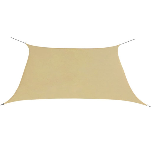 Vidaxl - vidaXL Parasol en tissu oxford carré 3,6 x 3,6 m beige Vidaxl  - Voile d'ombrage