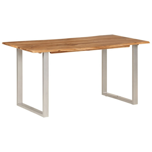 Vidaxl - vidaXL Table de salle à manger 154x80x76 cm Bois d'acacia solide Vidaxl  - Tables à manger En bois