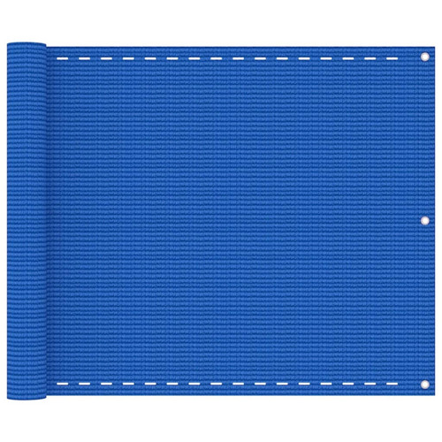 Vidaxl - vidaXL Écran de balcon Bleu 75x600 cm PEHD Vidaxl  - Voile d'ombrage